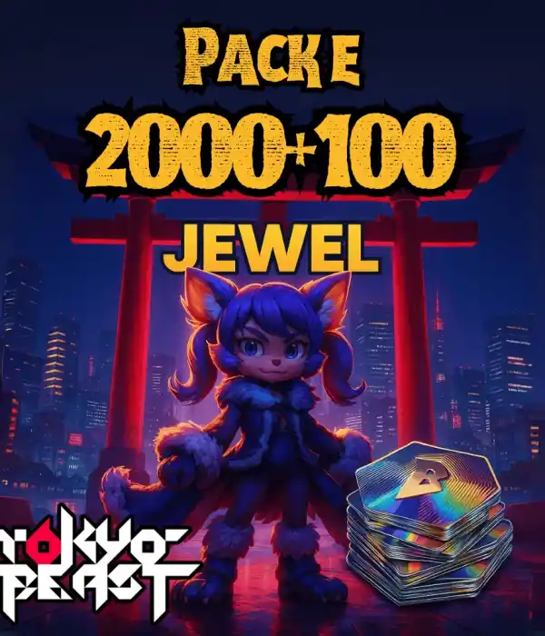 Tokyo Beast Jewel Pack E - 2000+100 Jewels