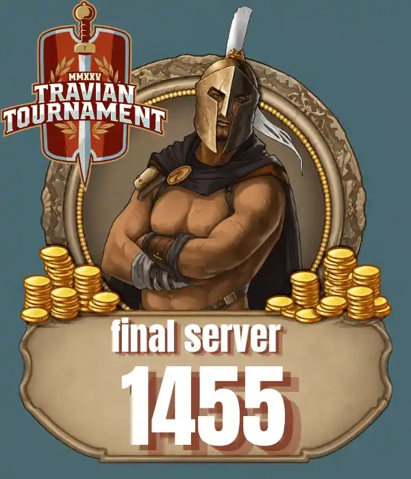 Travian Tournament 1455 Gold (Final Server)