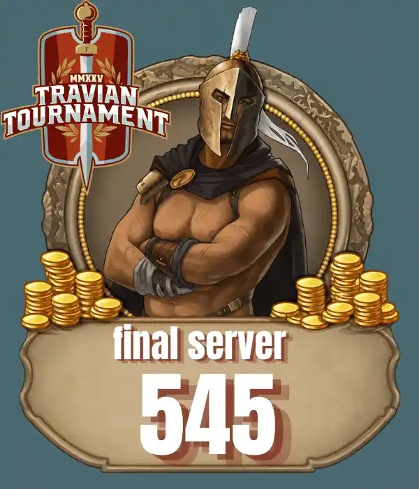 Travian Tournament 545 Gold (Final Server)