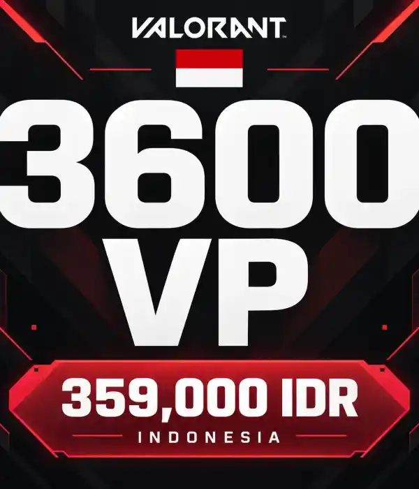 Valorant IDR 359,000 - 3600 VP