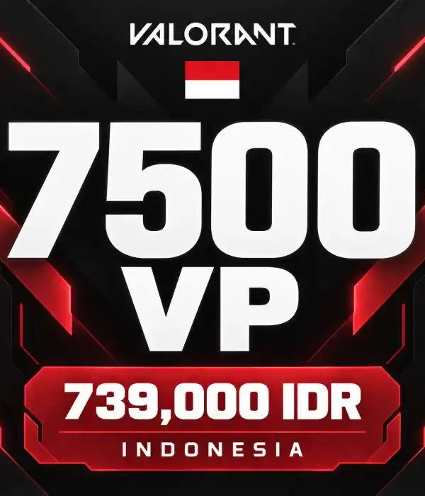Valorant IDR 739,000 - 7500 VP