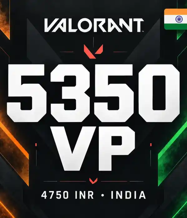 Valorant INR 4750 - 5350 VP