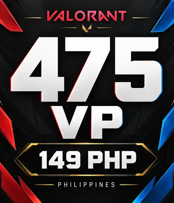 Valorant PH 149 PHP - 475 VP