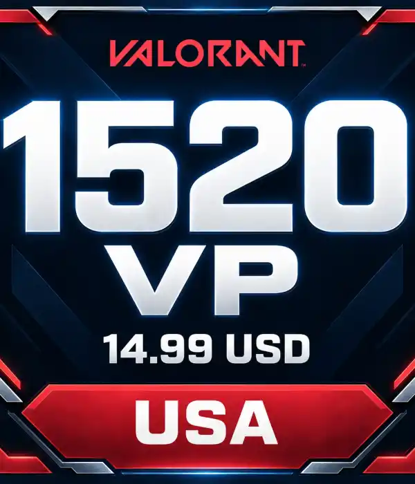 Valorant USA 14.99 USD - 1520 VP