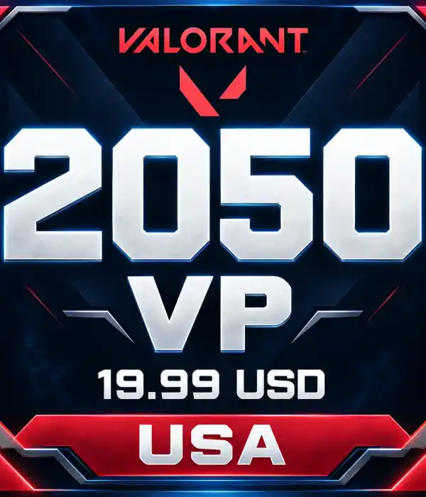 Valorant USA 19.99 USD - 2050 VP