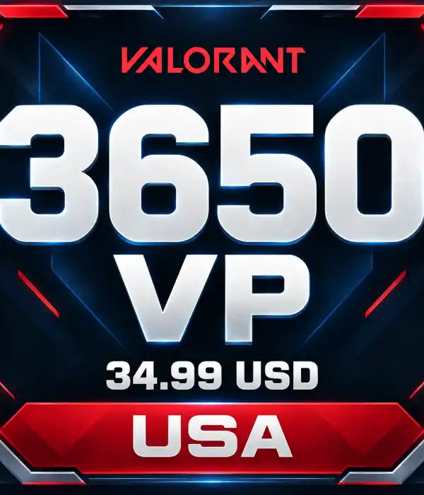 Valorant USA 34.99 USD - 3650 VP