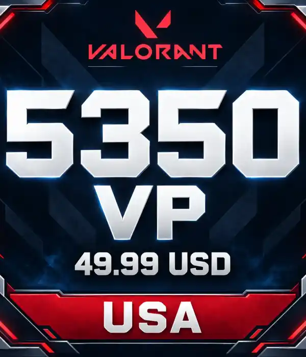Valorant USA 49.99 USD - 5350 VP