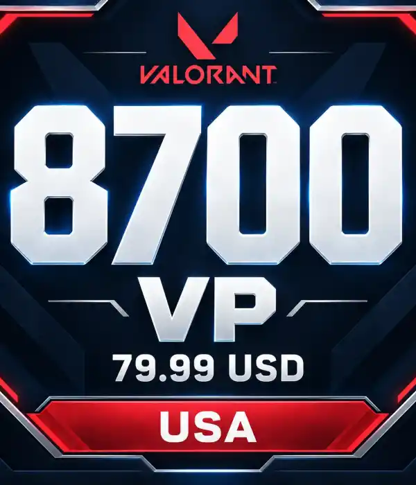 Valorant USA 79.99 USD - 8700 VP