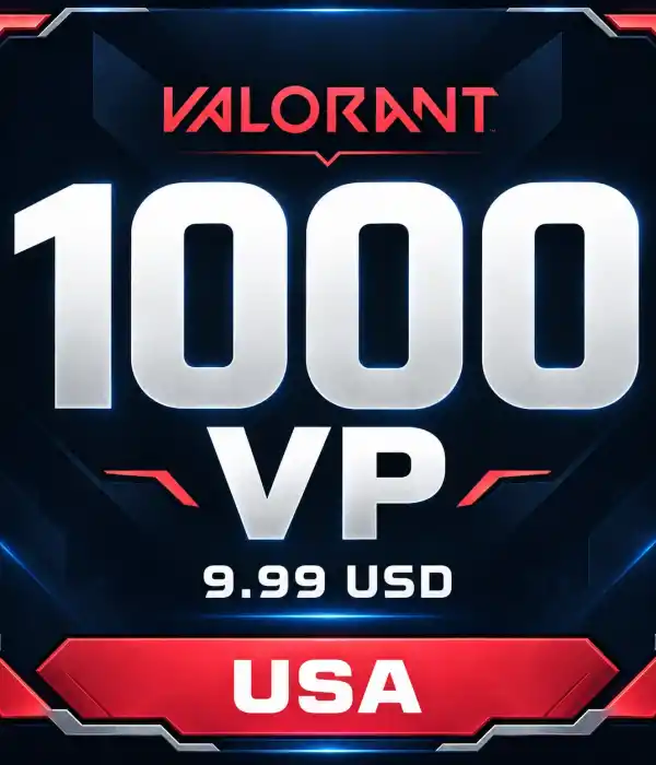 Valorant USA 9.99 USD - 1000 VP