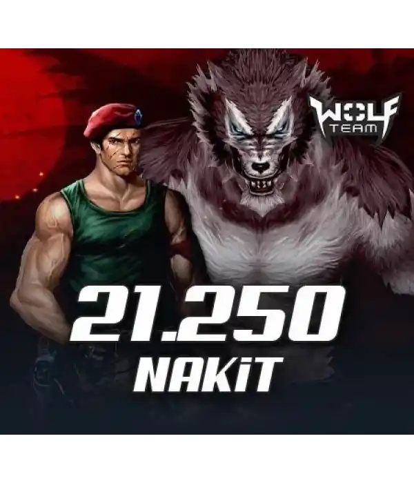 Wolfteam 50.000 Joypara 21250 Nakit