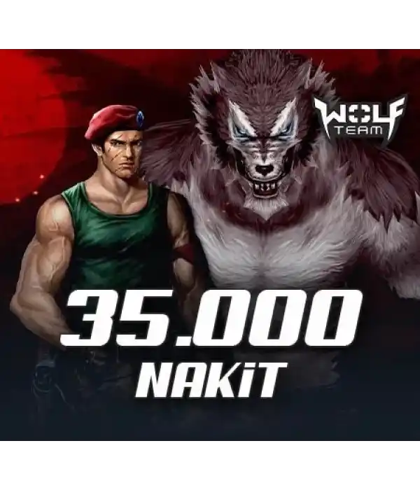 Wolfteam 80.000 Joypara 35000 Nakit
