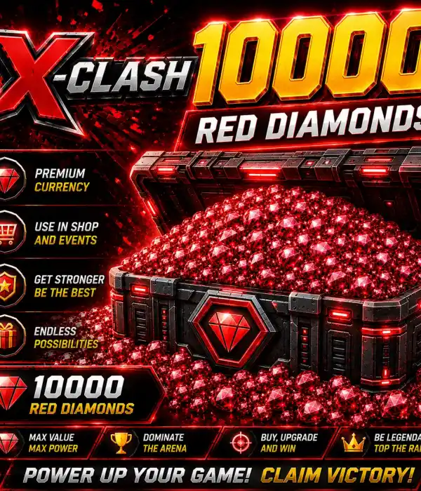 X-Clash 10000 Red Diamonds