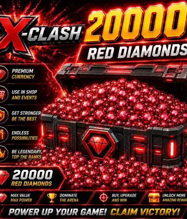 X-Clash 20000 Red Diamonds