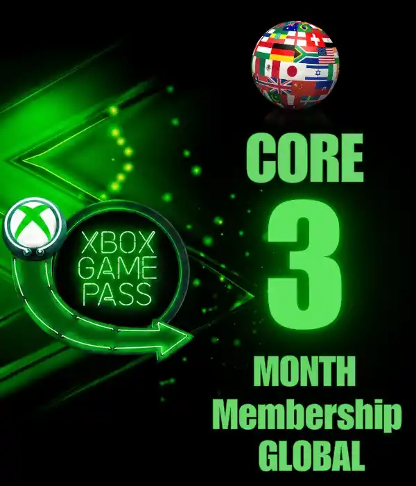 Xbox Game Pass Core 3 Month Membership (Global)