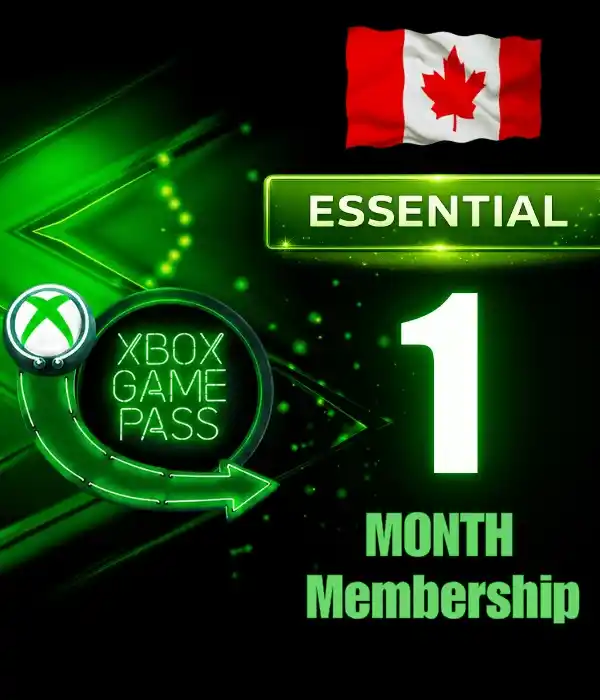 Xbox Game Pass Essential 1 Month Membership (CA)