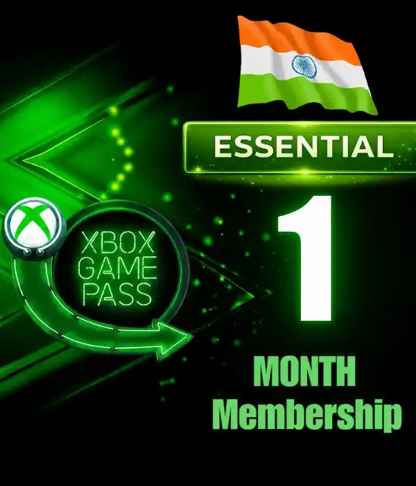 Xbox Game Pass Essential 1 Month Membership (IN)