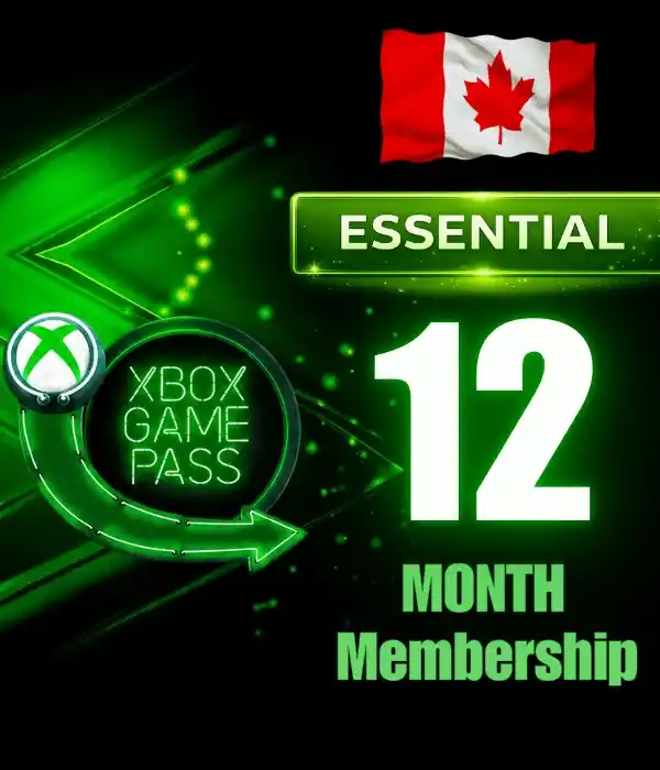 Xbox Game Pass Essential 12 Months Membership (CA)