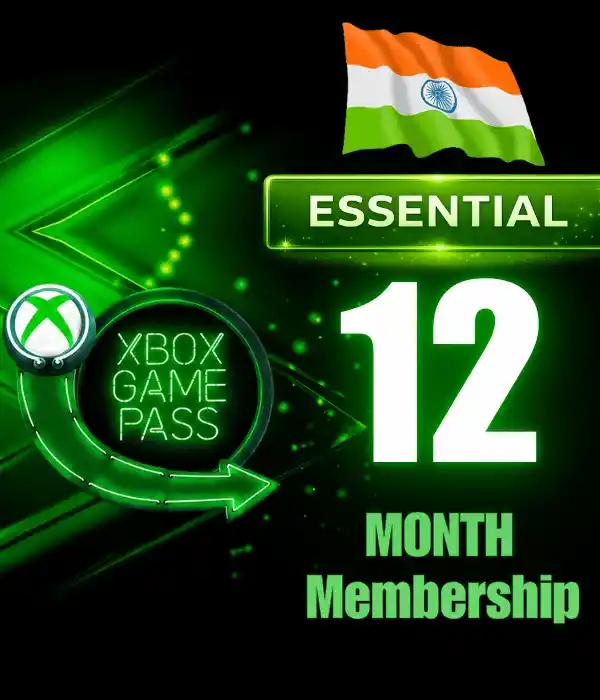 Xbox Game Pass Essential 12 Months Membership (IN)