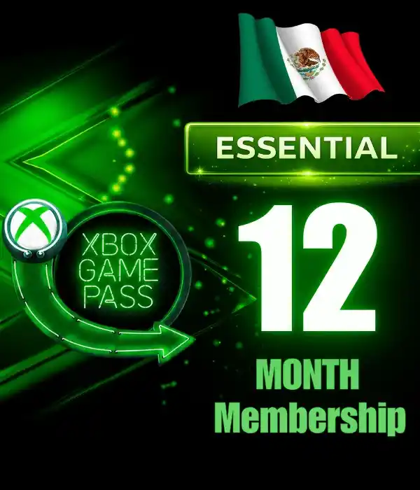 Xbox Game Pass Essential 12 Months Membership (MX)