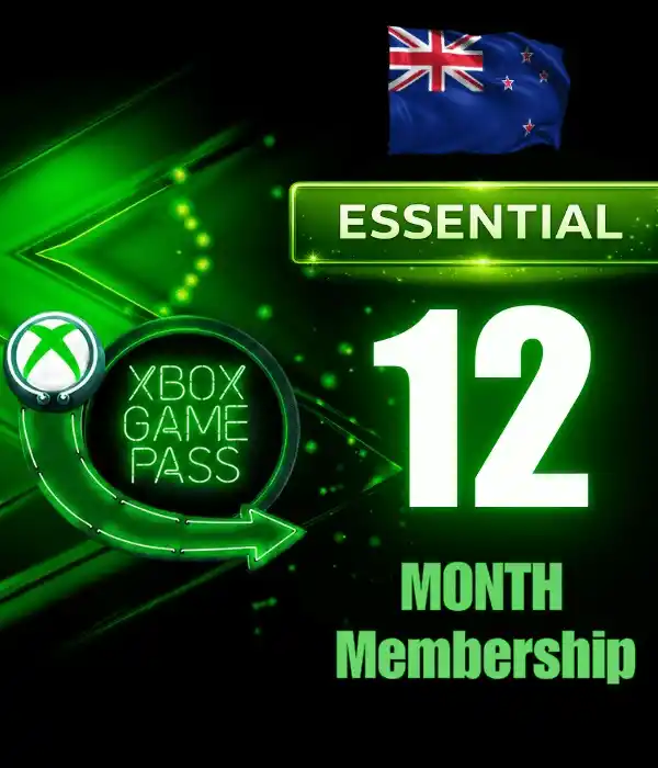 Xbox Game Pass Essential 12 Months Membership (NZ)