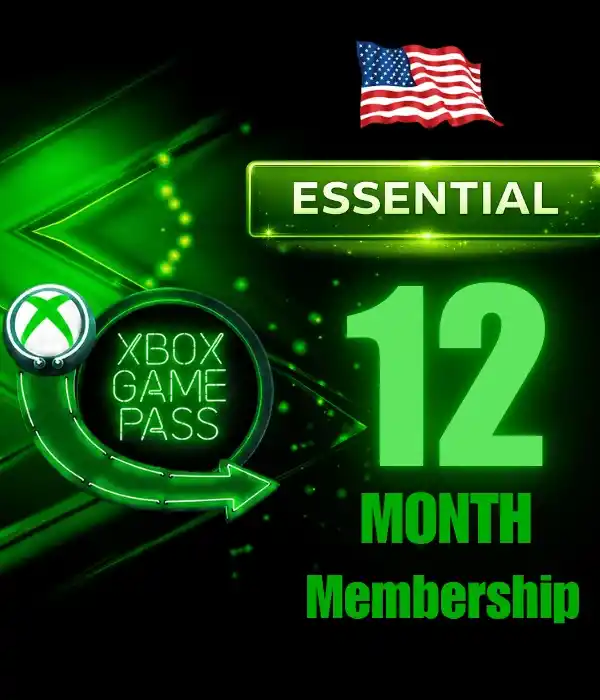 Xbox Game Pass Essential 12 Months Membership (US)