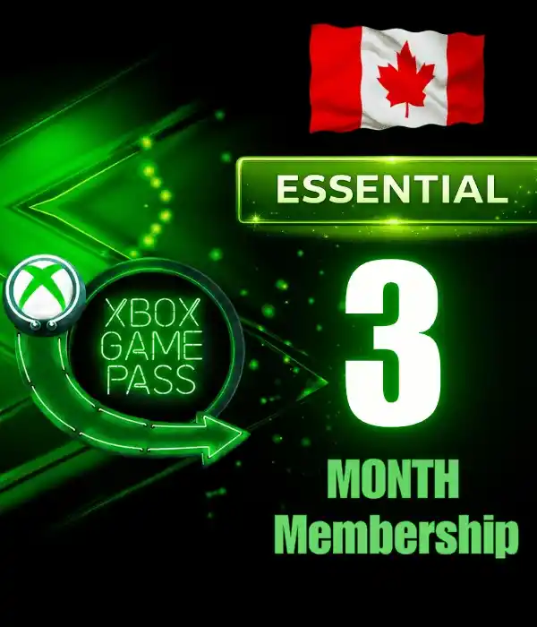 Xbox Game Pass Essential 3 Months Membership (CA)
