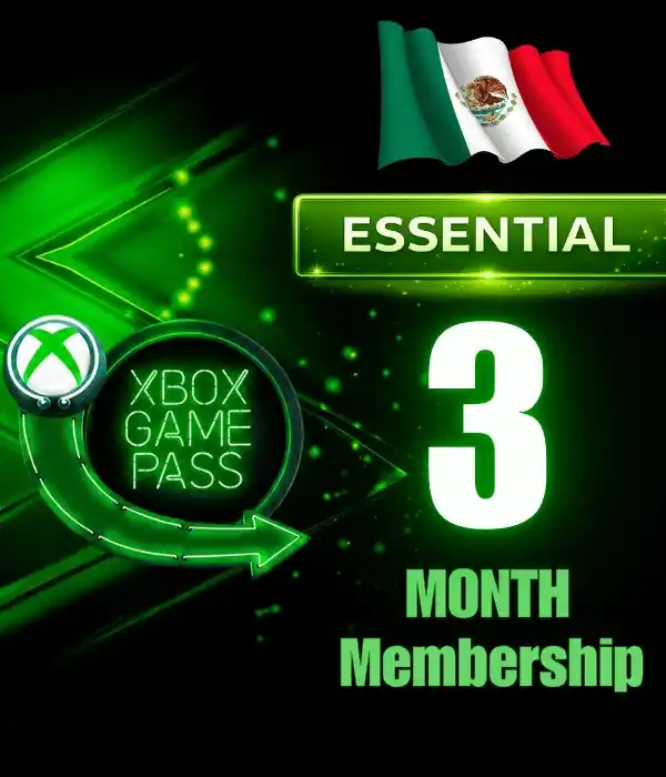 Xbox Game Pass Essential 3 Months Membership (MX)