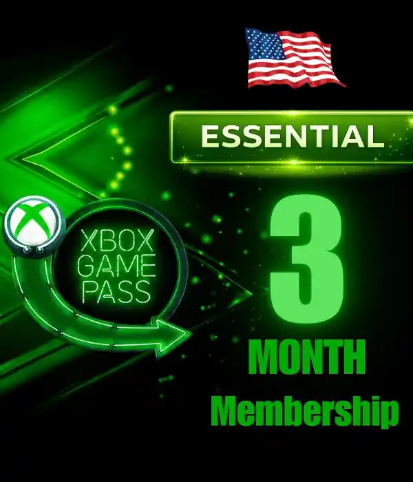 Xbox Game Pass Essential 3 Months Membership (US)