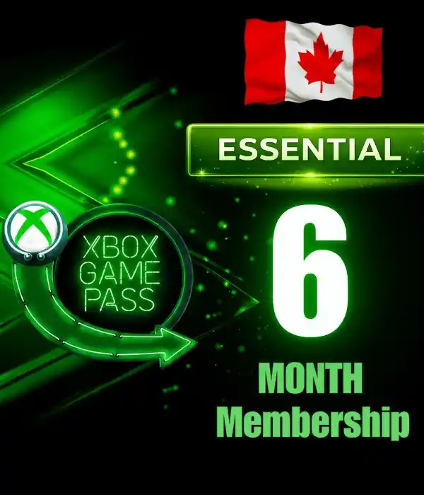 Xbox Game Pass Essential 6 Months Membership (CA)