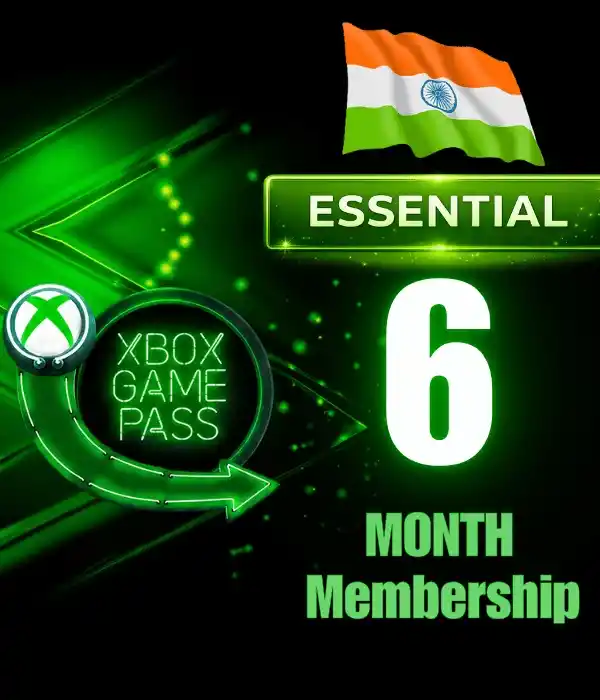 Xbox Game Pass Essential 6 Months Membership (IN)