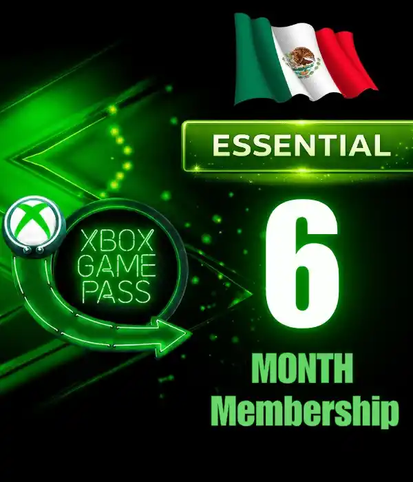 Xbox Game Pass Essential 6 Months Membership (MX)