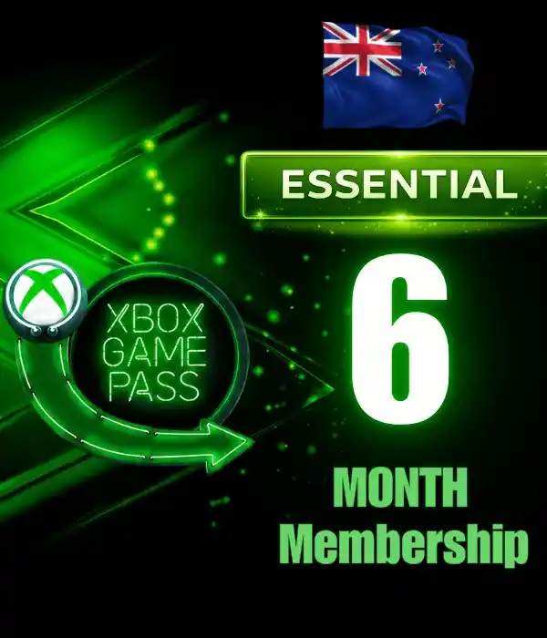 Xbox Game Pass Essential 6 Months Membership (NZ)