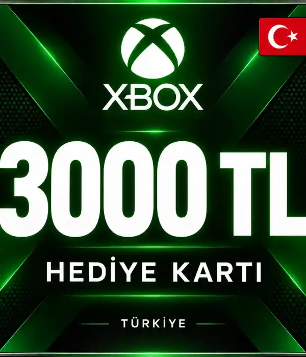 Tarjeta de regalo Xbox 3000 TL