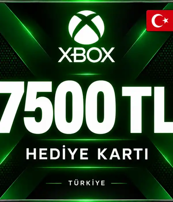Tarjeta de regalo Xbox 7500 TL