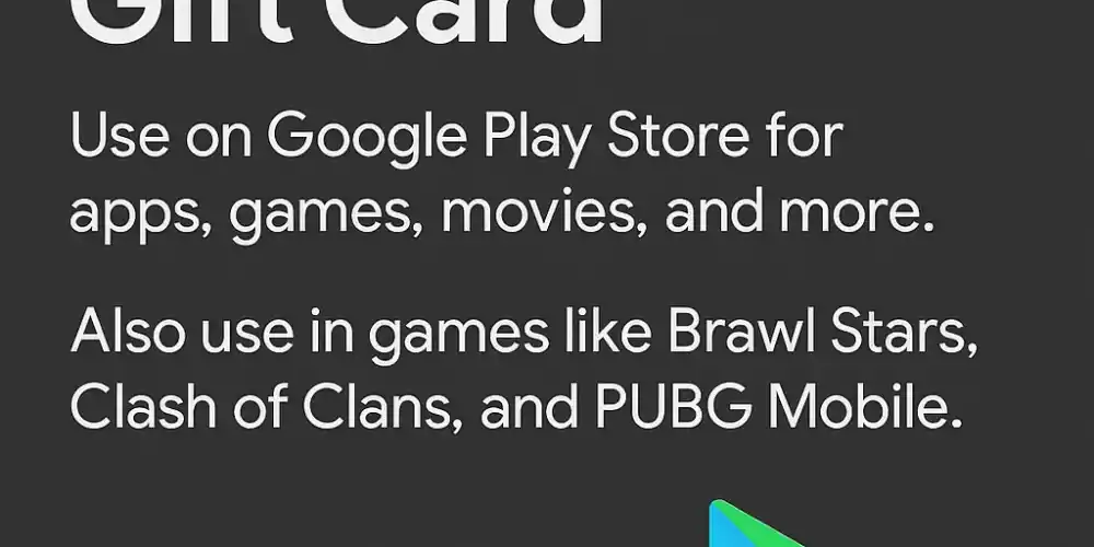 Google Play Gift Card - Zeit für freie Ausgaben in mobilen Spielen!