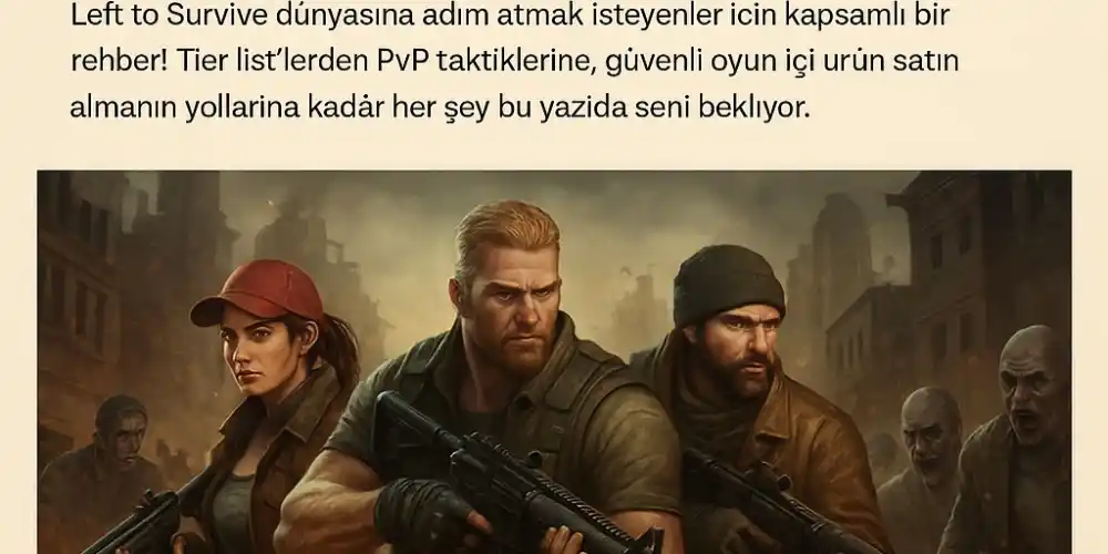 Left To Survive Guide: Die mächtigsten Charaktere, PvP-Taktiken und Tipps zum Kauf