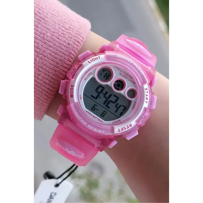 Daniel Klein DKISTE820 Pembe Renk 6 Farklı Işıklı 5 Atm Çocuk Kol Saati