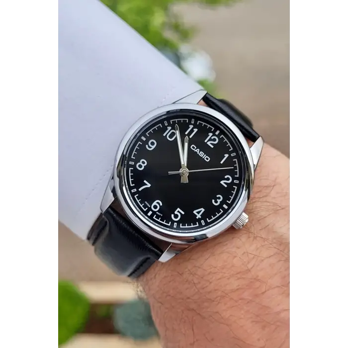 Casio CSISTE12 Kasası Gümüş Kordonu Siyah Renk Hediye Paketli Erkek Kol Saati