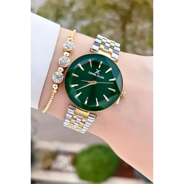 Daniel Klein DK1ISTE1409 Gold Gümüş Renk Hediye Paketli Kadın Kol Saati ve Bileklik