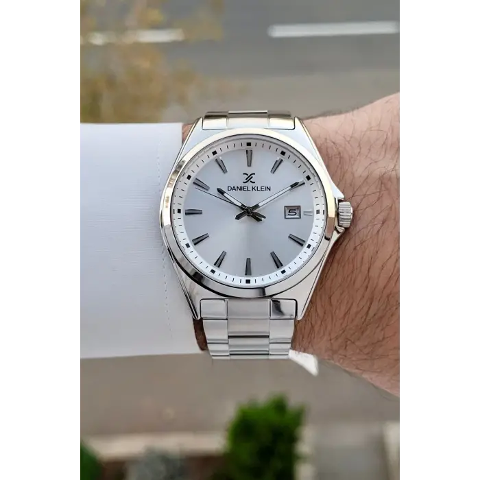 Daniel Klein DKISTE1454 Gümüş Renk Erkek Kol Saati