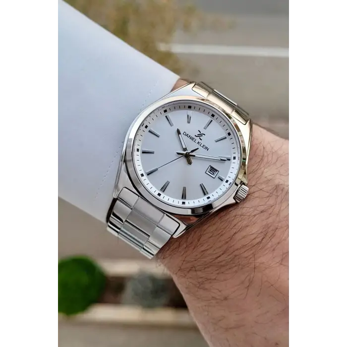 Daniel Klein DKISTE1454 Gümüş Renk Erkek Kol Saati