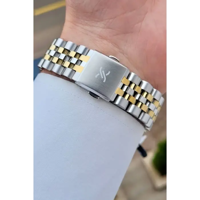 Daniel Klein DKISTE1593 Gold Gümüş Renk 42 mm Erkek Kol Saati