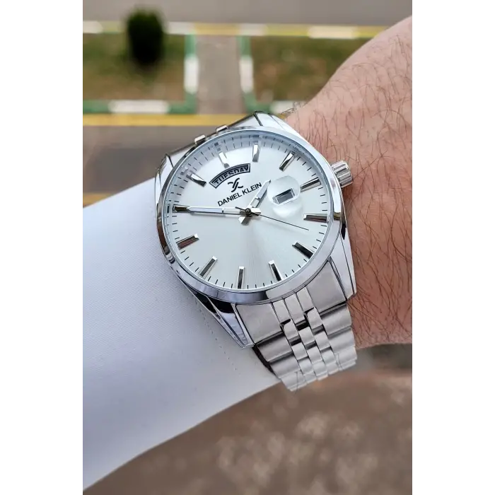 Daniel Klein DKISTE1583 Gümüş Renk 42 mm Erkek Kol Saati
