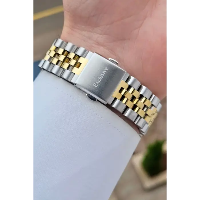 Daniel Klein DKISTE1603 Kadranı Lacivert Kordonu Gold Gümüş Renk 42 mm Erkek Kol Saati