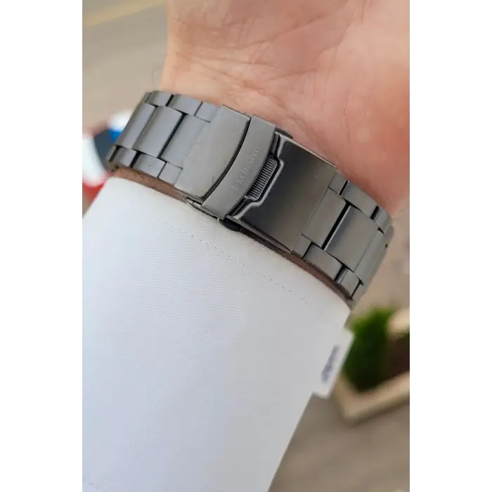 Füme Renk Iç Göstrgeleri Aktif Hediye Paketli Erkek Kol Saati