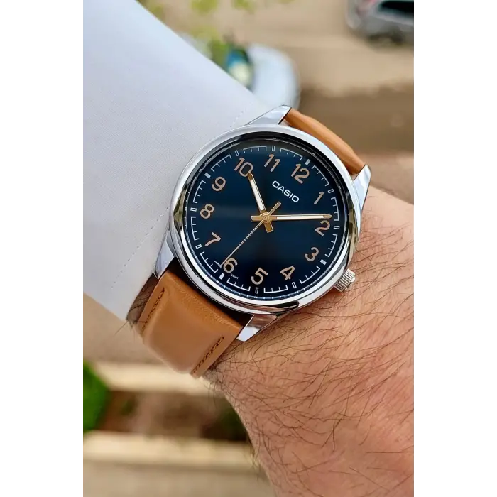 Casio Çelik Deri Kordon Erkek Kadın Kol Saati