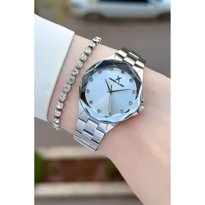 Daniel Klein DKISTE2043 Gümüş Renk 33 Mm Kadın Kol Saati ve Bileklik