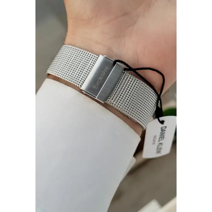 Gümüş Renk 43 Mm İç Göstergeleri Aktif Erkek Kol Saati