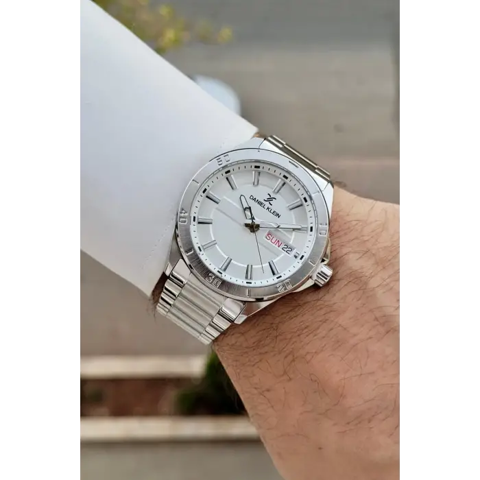 Gümüş Renk 43 Mm İç Göstergeleri Aktif Erkek Kol Saati
