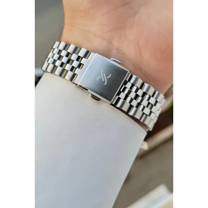 Gümüş Renk 42 Mm İç Göstergeleri Aktif Erkek Kol Saati